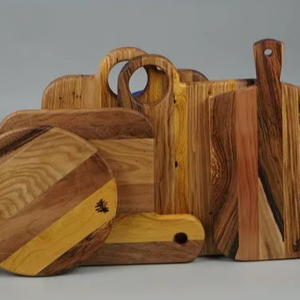 Planche à découper en bois de luxe planche à fromages en bois de manguier avec poignée de découpe de coeur planche à découper pour fournitures de cuisine - Product Image 1