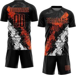 ชุดเล่นฟุตบอลผ้าโพลีเอสเตอร์100% เด็กเครื่องแบบมืออาชีพสีพื้นสไตล์ใหม่ล่าสุด - Product Image 1