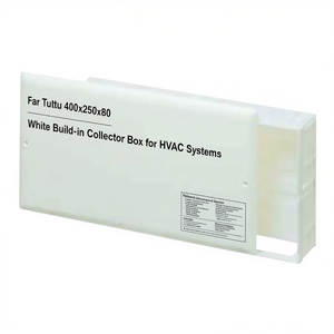 Far Tutto 400x250x80 Boîte de collecte intégrée blanche pour systèmes HVAC - Product Image 3