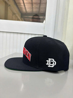 Gorra de Béisbol Personalizada con Bordado 3D Rojo, Visera Plana Verde, Estilo Hip Hop, Suministro al por Mayor, OEM Vietnam