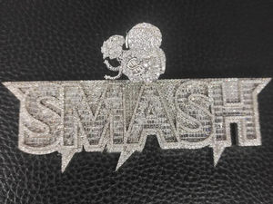 Colgante de oro de 14K y 18K Hip Hop, joyería fina, colgante de nombre de diamante cultivado en laboratorio VVS, colgante de diamante CVD helado para hombre - Product Image 6