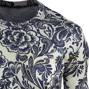 T-shirt en polyester à séchage rapide personnalisé, vêtements de sport confortables et surdimensionnés avec impression intégrale, conception par sublimation, tissu en toile à col rond - Product Image 1