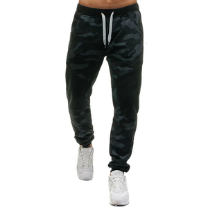 Pantalon de survêtement léger taille haute pour hommes pantalon de survêtement décontracté avec lavage foncé - Product Image 1