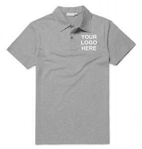 Chemise décontractée pour homme en coton/polyester à manches courtes, douce, confortable, respirante, de haute qualité, tricotée, personnalisable, impression sérigraphique - Product Image 1