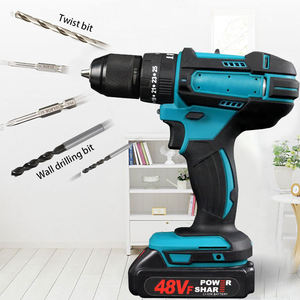 Taladro Eléctrico Inalámbrico Industrial <span class=keywords><strong>de</strong></span> 13 mm <span class=keywords><strong>a</strong></span> <span class=keywords><strong>Precio</strong></span> <span class=keywords><strong>de</strong></span> Fábrica, Herramienta Eléctrica Inalámbrica con Baterí<span class=keywords><strong>a</strong></span> <span class=keywords><strong>de</strong></span> Litio, Kit <span class=keywords><strong>de</strong></span> Herramientas <span class=keywords><strong>de</strong></span> <span class=keywords><strong>Destornillador</strong></span> Eléctrico - Product Image 2