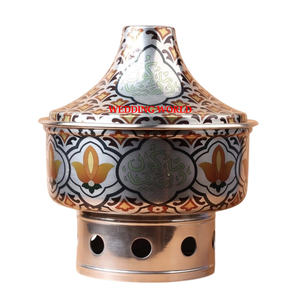 Acero inoxidable Meena Design Hotpot Tamaño personalizado y diseño Cazuela de lujo Más vendidos Mesa Venta al por mayor Calentador de alimentos de metal - Product Image 1