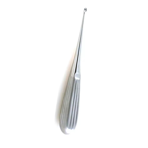 Service OEM Curette à os Bruns en acier inoxydable 3mm Instruments chirurgicaux Instruments chirurgicaux Curette orthopédique - Product Image 2
