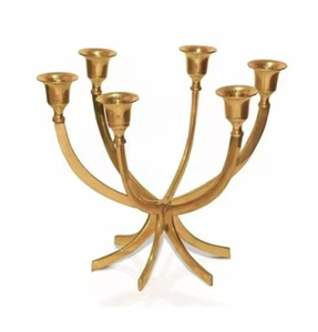 Portavelas con forma de nudo de Metal hecho a mano, portavelas decorativo y rústico para decoración del hogar, diseño único, respetuoso con el medio ambiente - Product Image 2