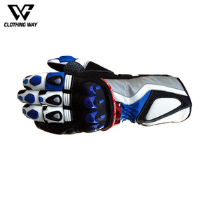 Gants de moto en cuir personnalisés en gros, écran tactile, rembourrés, protecteurs, respirants, légers, durables, imperméables, doigts complets - Product Image 5