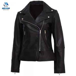 Haute qualité printemps automne cuir femmes moto veste respirant coupe-vent OEM Logo chaud mode - Product Image 6
