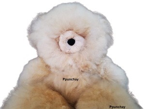 15" Fur Baby Alpaca Teddy <b>Bear</b> Toy Ppunchay Peru Soft and nice, <b>cute</b> - Product Image 1
