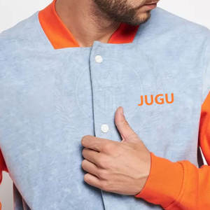 Vestes d'hiver pour hommes adultes, col montant, personnalisables sur le devant, coton de haute qualité, laine respirante, écologique, en stock - Product Image 5