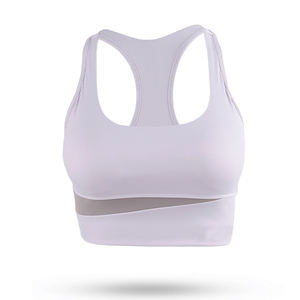 Hauts de yoga de sport respirants personnalisés pour femmes soutiens-gorge de sport à sangle à impact élevé et exercice de gymnastique course à pied soutiens-gorge de sport athlétique - Product Image 1