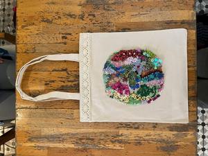 Nouveau sac à bandoulière pour femme en coton perlé fait à la main avec un design de couleur personnalisé Mode estivale Sac à main de fête - Product Image 4