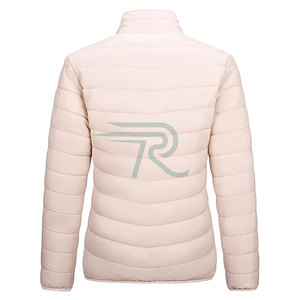 Razorts International Women's Quilted <b>Jacket</b> Full Zip Autumn Lightweight <b>Packable</b> With Kangaroo Pocket Solid Color - Product Image 4