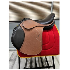 Selle de polo en cuir indien de meilleure vente sautant avec arbre en bois meilleure qualité - Product Image 1