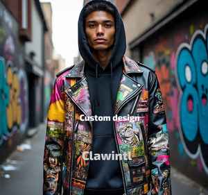Fabricant de veste en cuir de qualité supérieure | Fabricant de vêtements en cuir de créateur de styles Streetwear personnalisés OEM - Product Image 2