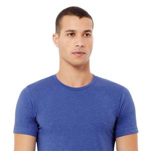 T-shirt col rond coupe régulière pour homme, tricoté à manches courtes, confortable, léger et décontracté, streetwear de tous les jours - Product Image 4