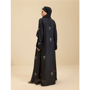 Meilleure qualité vêtements musulmans Abaya pour les femmes 2025 nouveau élégant personnalisé taille et couleurs Abaya pour les femmes dans le meilleur tissu - Product Image 2
