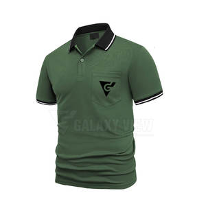 Custom Made High Quality Polo T-Shirts For Men Summer <b>Clothes</b> Customized Color Short Sleeve 100% Cotton Polo T-Shirt - Product Image 3