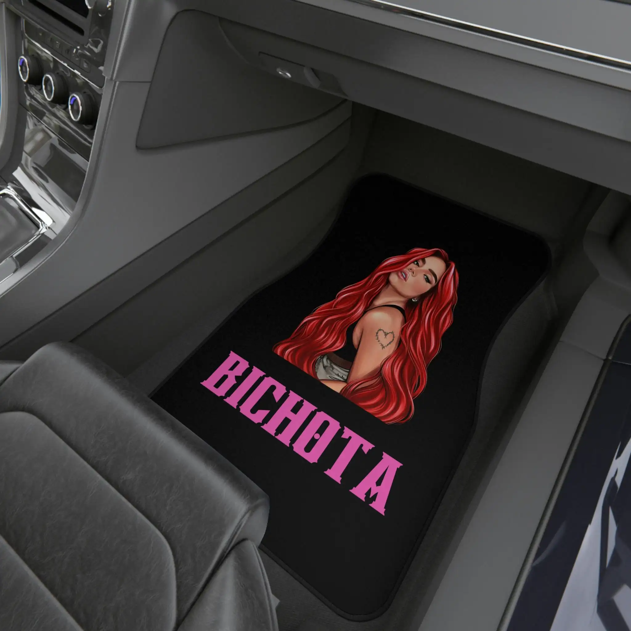 Popular creative custom new design cover automotive interior luxury karol g car floor mats