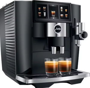 Meilleure offre commerciale pour la nouvelle machine à café automatique Jura J8 Twin Diamond Black 15658, pression de 20 bars, capacité de 12 tasses - Product Image 1