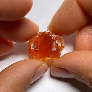 โอปอลไฟเม็กซิกันธรรมชาติ พลอยหลวม ขนาด 6 มม. คุณภาพสูง สีน้ำตาล เหลือง ส้ม ขาว - Product Image 1