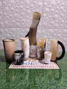 Cuerno de buey pulido Viking Ale Beer Wine Goblet Tankard Nautical Feng Shui Style Animal Design Perfect Natural Crafts Gift - Product Image 3