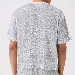 2025 hommes été nouvelle mode deux pièces ensemble avec Logo personnalisé poids lourd marque vêtements Shorts à vendre OEM ODM entretenu - Product Image 5