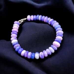 2025 été Boho Style perlé pour Bracelet pour femmes violet opale bonbons pierres précieuses bijoux pour anniversaire plage sorties suivantes - Product Image 4
