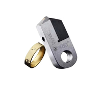 Outil de facettage Posalux 3mm 150, forme plate en V, en acier inoxydable, grande machine, outil diamanté pour la fabrication de bagues et de bracelets en or