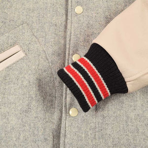 Dikson Chaqueta Varsity de Satén Personalizada para Hombre Chaqueta de Béisbol y Deportes de Equipo con Cuello Levantado de Alta Calidad Tela de Lona - Product Image 3