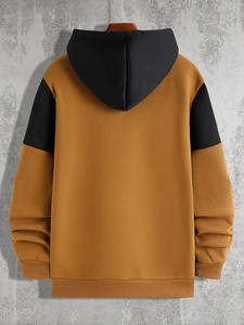 Sudadera con Capucha de Algodón Suave 100% de Dos Tonos para Hombre, Diseño Personalizado de Alta Calidad, Sudadera de Forro Polar de Algodón para Hombre - Product Image 2