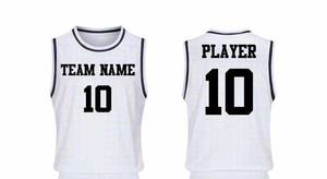 Uniforme de Baloncesto Transpirable de Alta Calidad, Diseños Personalizados, 100% Poliéster, Sin Mangas, Para Todas las Temporadas, Venta al Por Mayor - Product Image 4