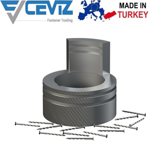 Hành Tinh chủ đề cán chết Carbide thép HSS lai cho sản xuất móng tay vòng xoắn ốc vít Shank công cụ quay - Product Image 1