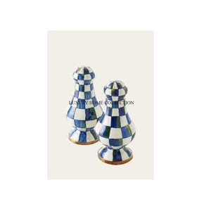 Juego de sal y pimienta de hierro de lujo con un diseño moderno y elegante y materiales de primera calidad para un toque contemporáneo refinado - Product Image 1