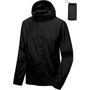 Chaqueta de LICRA de nailon impermeable para hombre, chaqueta de nailon con cremallera y logotipo personalizado transpirable a prueba de viento - Product Image 1