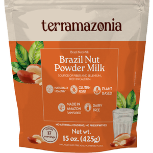 Poudre de Lait de Noix du Brésil Sucrée Terramazonia 425g (15 oz) Sous Vide, Végétalienne, Sans Gluten, Sans Produits Laitiers, Pour Enfants et Adultes - Product Image 4