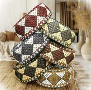 Chapeau Kufi afghan de qualité supérieure en gros, chapeau islamique traditionnel brodé dans divers styles, commandes en gros pour accessoires vestimentaires - Product Image 6