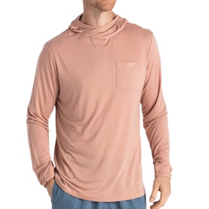 Sudadera con capucha de pesca de manga larga ligera para hombre con logotipo personalizado 2025, camisa con estampado sólido de secado rápido, protección de alta calidad - Product Image 1