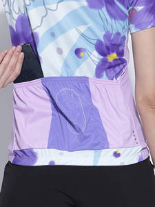 Ropa de ciclismo al aire libre de talla grande transpirable personalizada para mujer, traje de bicicleta de manga corta, conjuntos de ropa de bicicleta OEM - Product Image 2