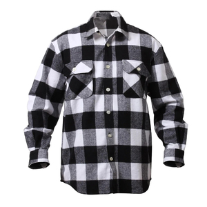 Algodón personalizado hombres grueso Otoño Invierno botón abajo camisa de manga larga Vintage hombres franela camisa a cuadros para hombres transpirable - Product Image 1