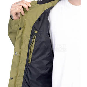Chaqueta deportiva de hombre de diseño personalizado OEM de alta calidad, lona ligera y cómoda para el invierno - Product Image 5
