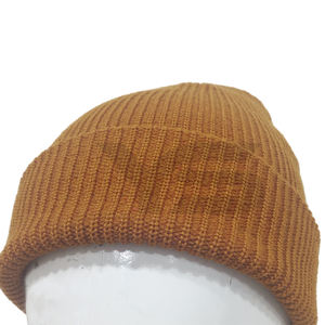 Fabricant de bonnet à logo personnalisé Bonnet en laine 100% de haute qualité pour unisexe - Product Image 3