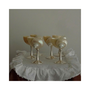 HOT SELLING 2025: CONCH SHELL WINE GLASS FOR LUXURIOUS EVENT DECOR - Product Image 4