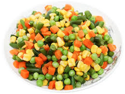 Légumes mélangés surgelés coupe entière hachée et motif de boule certifié IQF BRC carotte pois verts maïs inclus - Product Image 4