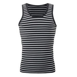 เสื้อกล้ามกีฬาผู้ชาย แขนกุด ผ้าผสมโพลีเอสเตอร์/คอตตอน ระบายอากาศได้ดี ผลิตตามสั่ง - Product Image 3