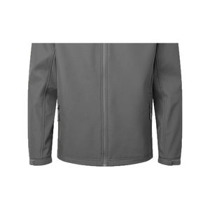 Chaqueta Softshell Ligera y Transpirable Unisex al por Mayor, Chaqueta Impermeable Tipo Parka para Exteriores con Cuello Alto y Logotipo Frontal - Product Image 3