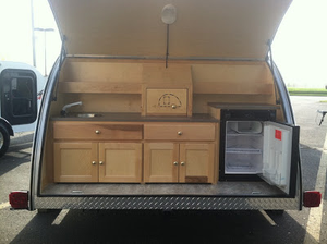 Caravane Teardrop à bas prix, mini-camping-car, suspension indépendante, moderne, légère, maison mobile de voyage - Product Image 3