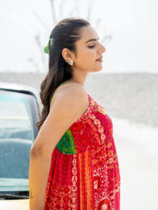 Robe maxi bohème colorée pour femmes, robe longue en coton patchwork, robe d'été, tenue de festival, tenue de vacances, robe maxi bohème colorée - Product Image 5